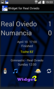 Widget for Real Oviedo screenshot 1