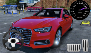 Driver Audi A4 Parking City screenshot 1