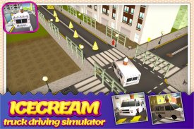 IceCream Delivery Truck Sim 3D screenshot 3