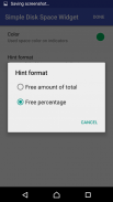 Simple Disk Space Widget screenshot 7
