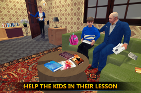 Virtual Grandpa Simulator Happy Family Games screenshot 6