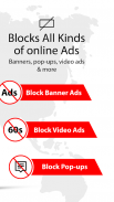 Bloqueador de anuncios gratuito: AdBlock Plus+ ➕🚫 screenshot 1
