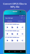 Voce e Audio Manager per WhatsApp da OPUS a MP3 screenshot 3