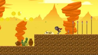 Super Ninja Run: Hell Escape Game screenshot 0