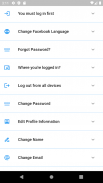 Settings for Facebook screenshot 4