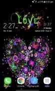 Multicolor Heart Live Wallpaper screenshot 1