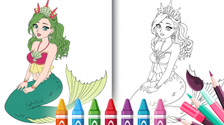princess coloring book screenshot 1