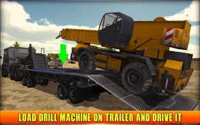 Jogos de caminhão simulador de guindaste de construção de