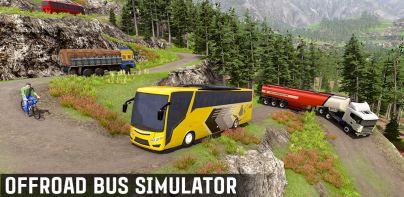 4x4 Mountain bus driving Game