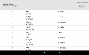 Apprenons les mots tchèques avec Smart-Teacher screenshot 2