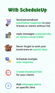 ScheduleUP: Auto Text Reply screenshot 1