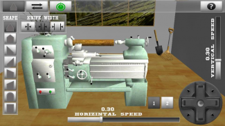 Torneiro Mecânico: 3D Fresagem/Corte Simulador screenshot 4