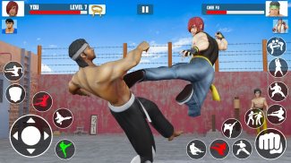 Tag Team Karate Mücadele Kaplan Dünya Kung Fu King screenshot 1