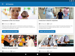 OpenWHO: Knowledge for Health Emergencies screenshot 2