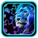 Neon Animals Jigsaw Puzzle Icon