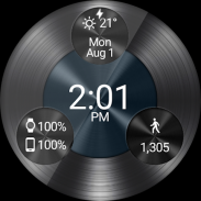 Black Metal 2 HD Watch Face screenshot 9