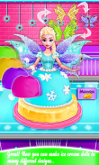 ¡Brilla en The Dark Ice Cream Fairy Cake! Muñecas screenshot 5