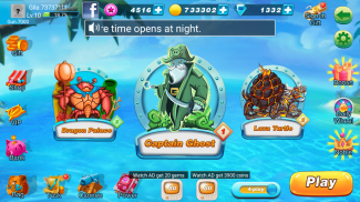 Banca Fish - permainan ikan menembak percuma screenshot 1