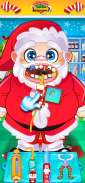 Christmas Dentist Office Santa - Doctor Xmas Games screenshot 0
