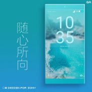 COLOR™ Theme | Premium Cyan 🎨Design For XPERIA screenshot 3