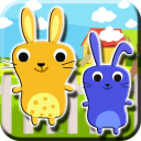 Matching Game-Bunny Pairs Kids Icon
