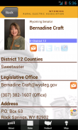 Wyoming Legislative Roster screenshot 2