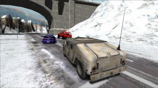 الثلوج سباق السيارات screenshot 9