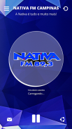 Nativa FM Campinas screenshot 1