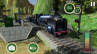 Schneller Euro-Zug-Fahrer Sim: Zug-Spiele 3D 2018 screenshot 3