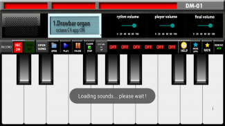 Electronic organ screenshot 2