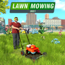 Lawn Mowing Grass Cutting Game Icon