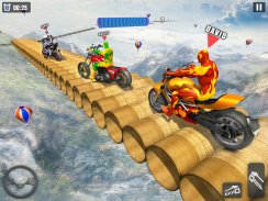 Superhero GT Bike Racing Stunt screenshot 1