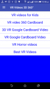 VR Videos 3D 360° Videos App screenshot 0