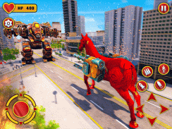 Flying Horse Robot Transform: Horse Shooting Games screenshot 8