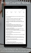 Word Counter Note CountablePad screenshot 10