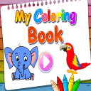 My Coloring Book - Tap to fill color-easy for kids Icon