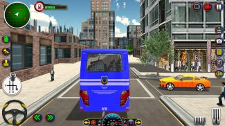 Police Bus Driving Game 3D screenshot 5