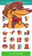 Cute Dog Stickers for WAStickerApps screenshot 5