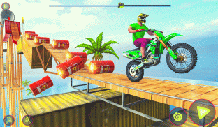 Crazy Bike Racing Stunt Game screenshot 2