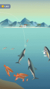 开心钓鱼 - 钓大鱼吃小鱼游戏,海上运动钓鱼模拟器 screenshot 1