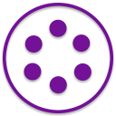 Stamped Purple SL Theme Icon