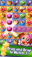 Hungry Pet Mania - Match 3 Gems Game screenshot 0