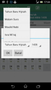 Kalender Hijriah - Islam screenshot 1