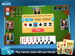 Multiplayer Belote & Coinche screenshot 1