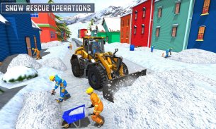 Snow Drive Rescue Plow Excavator 2018 screenshot 0