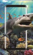 3D Shark in the Live Wallpaper screenshot 2