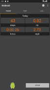 Walkroid - simple pedometer screenshot 2