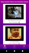 Vídeos divertidos do bebê e jogos de aventura screenshot 0