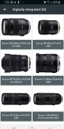 Lens List : Tamron Specifications and Reviews screenshot 0