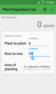 Plant Population Calculator screenshot 1